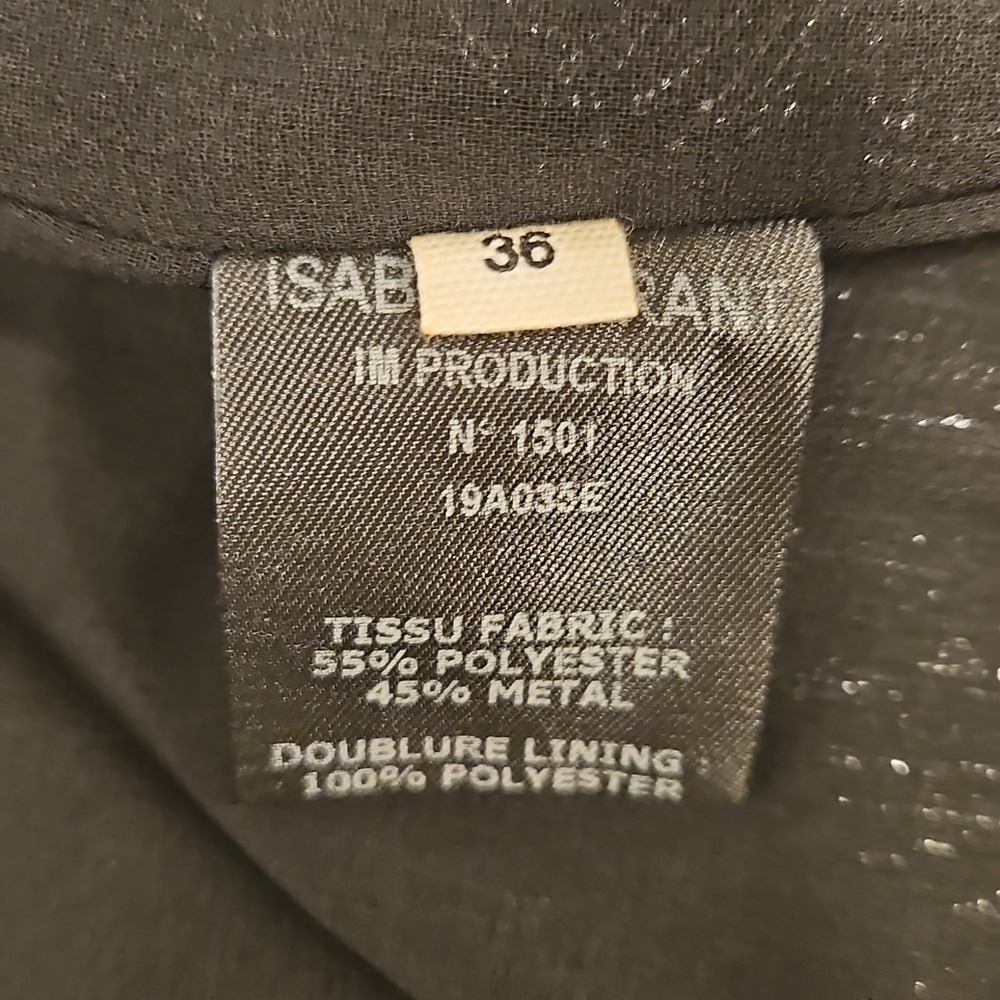 💕ISABEL MARANT ETOILE💕 Beatrice Skirt ~ Gun Metal EU 36 NWT - Picture 16 of 16